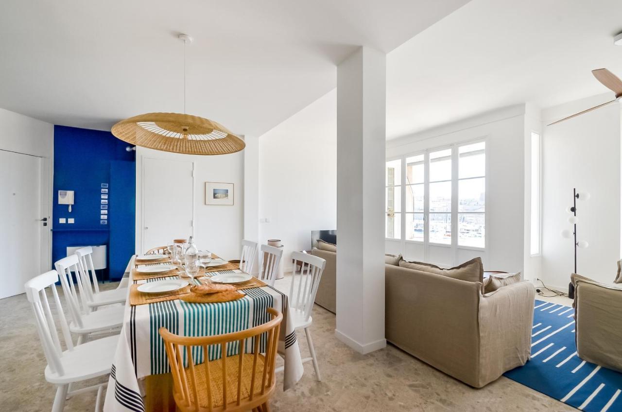 Massilia Blue - Grand Appartement Refait A Neuf Avec Vue Sur Le Vieux Port Marseille Exterior photo